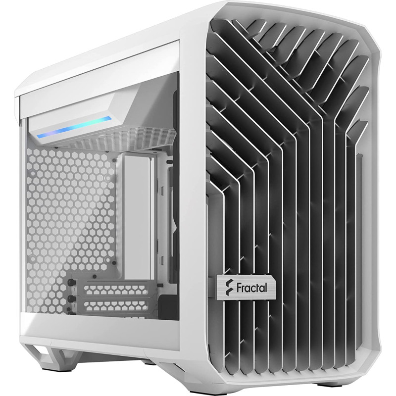 Fractal Design Torrent Nano White TG Clear Tint, Tower Case (White, Tempered Glass) FD-C-TOR1N-03