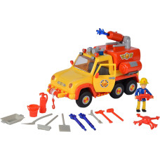 Simba-Dickie Simba Fireman Sam Fire Engine Venus 2.0 Toy Vehicle (Yellow/Orange, Includes Figure)