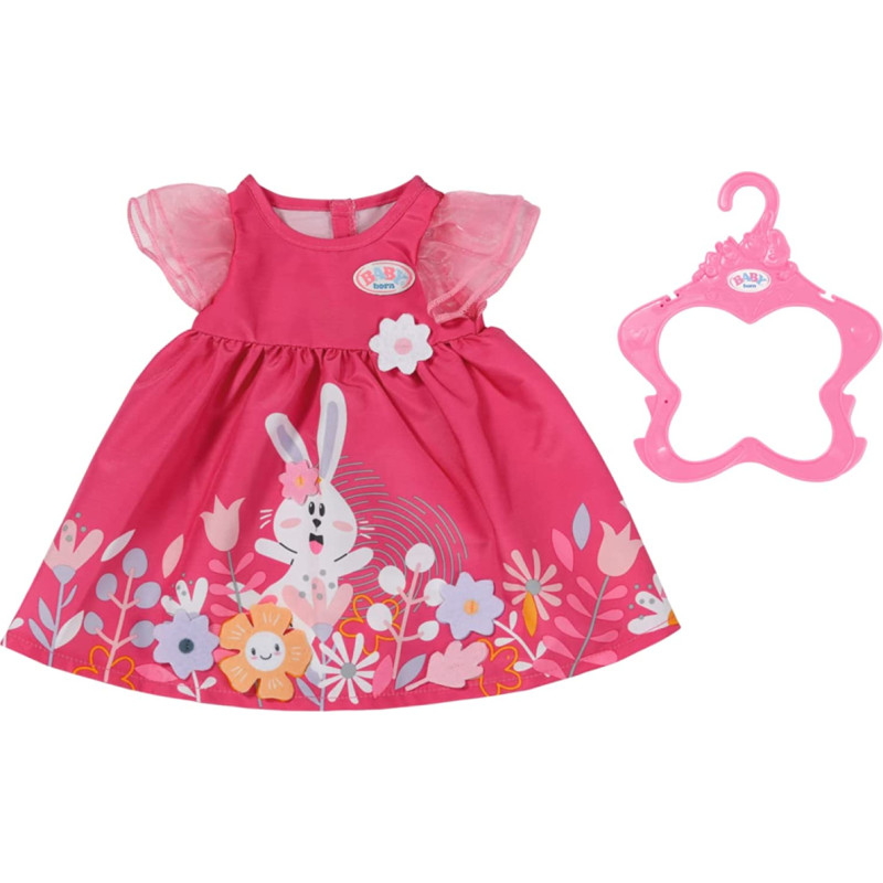Zapf Creation BABY born dress flowers 43cm, doll accessories (including clothes hanger)