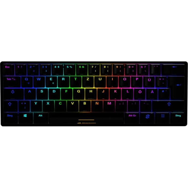 Sharkoon DE layout - Sharkoon SKILLER SGK50 S4, gaming keyboard (black, Kailh Red)