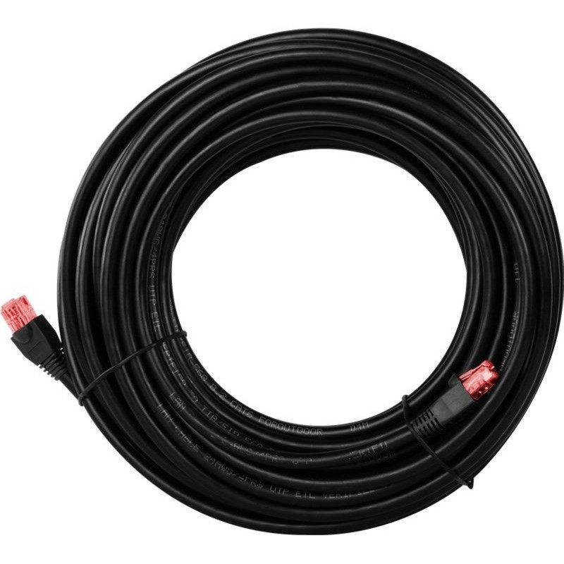 Goobay CAT.6 outdoor patch cable U/UTP (black, 40 meters)