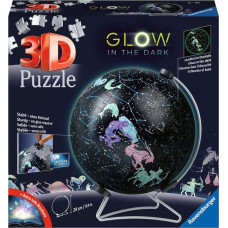 Ravensburger 3D Puzzle Glow In The Dark Star Globe