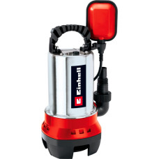 Einhell dirty water pump GC-DP 6315 N, submersible / pressure pump (red/stainless steel, 630 watts)