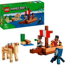 Lego 21259 Minecraft The Pirate Ship Voyage, construction toy