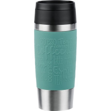 Emsa TRAVEL MUG Classic thermal mug (petrol/stainless steel, 0.36 liters)