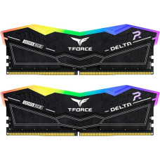 Team Group DDR5 - 32GB - 6400 - CL - 32 (2x 16 GB) dual kit, RAM (black, FF3D532G6400HC32ADC01, Delta RGB, INTEL XMP, AMD EXPO)