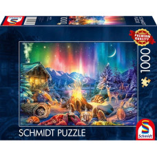 Schmidt Spiele Campfire Romance under the Starry Sky, Puzzle (1000 pieces)