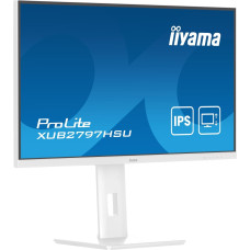 Iiyama ProLite XUB2797HSU-W2, LED monitor - 27 -  white (matt), FullHD, IPS, USB hub, 100Hz panel