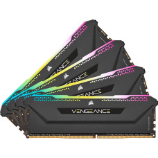 Corsair DDR4 - 32 GB -3200 - CL - 16 - Quad-Kit, RAM (black, CMH32GX4M4E3200C16, Vengeance RGB PRO SL)