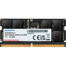 Adata DDR5 - 32GB - 5600 - CL - 46 - Single RAM (black, AD5S560032G-S, Premier Tray)