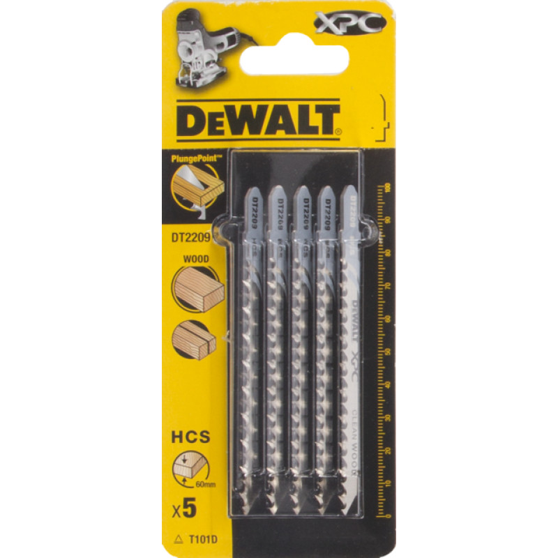 Dewalt BRZE.WYRZ. 100x75/4,2mm T101D XPC DREWNO / 5szt. CZYSTE CIĘCIE