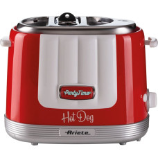 Ariete Hot Dog Maker Party Time (red/white, 650 watts, 50's style)