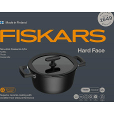 Fiskars FS.GARNEK 3,5 L Z POWŁOKĄ NIEPRZYWIERAJĄCĄ I Z POKRYWKĄ HARD FACE