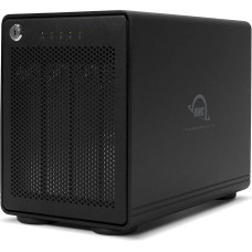 OWC ThunderBay 4, Drive Enclosure (Black, 4-Bay Thunderbolt 3 External Drive Enclosure)