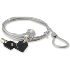 Conceptronic CNBSLOCK15 kabeļu slēdzene Sudrabs 1,5 m
