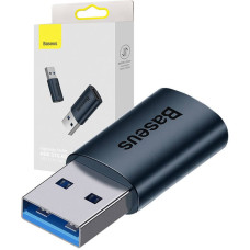 Baseus Ingenuity USB-A to USB-C adapter OTG (blue)