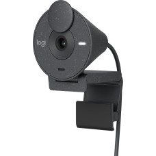 Logitech Brio 300, webcam (black, graphite)