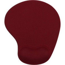 Powerton Podkładka Powerton Podkładka pod mysz, ergonomiczna, żelowa, mini, czerwone wino, Powerton