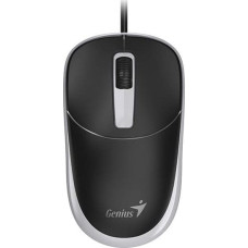 Genius Mysz przewodowa, Genius DX-123, czarno-szara, optyczna, 1200DPI