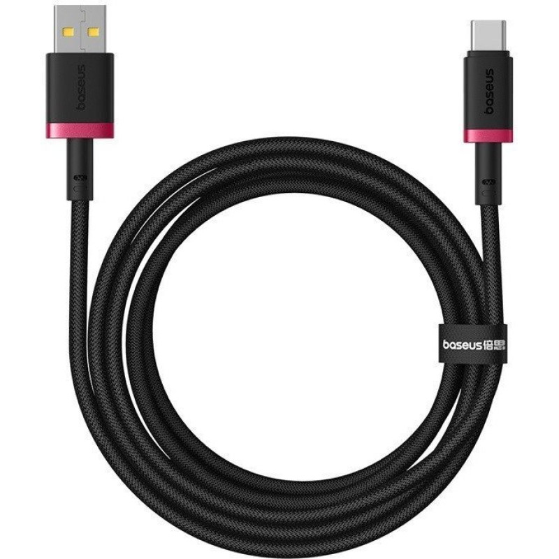 Baseus Kabel Baseus Dura USB-Typ C 60W 1m (czerwono-czarny)