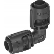 Gardena Micro-Drip-System L-piece 13mm (1/2), connection (dark grey, 2 pieces, model 2023)