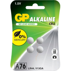 Gp Batteries 1x4 GP Alkaline LR44  A76