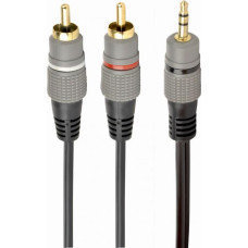 Gembird CABLE AUDIO 3.5MM TO 2RCA 2.5M/GOLD CCA-352-2.5M GEMBIRD