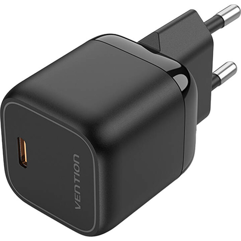 Vention FAKB0-EU USB-C GaN 30W power charger (black)