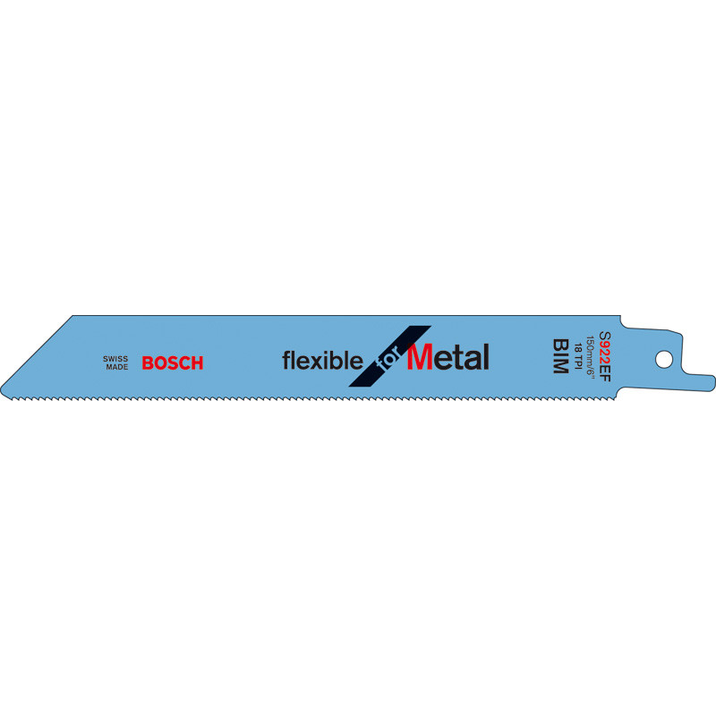 Bosch SABBLE SAW BLADE S922EF 150MM METAL 5PCS