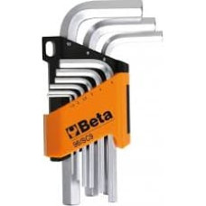 Beta HEXAGON HEX WRENCHES 9 PCS 1 5-2-2 5-3-4-5-6-8-10MM