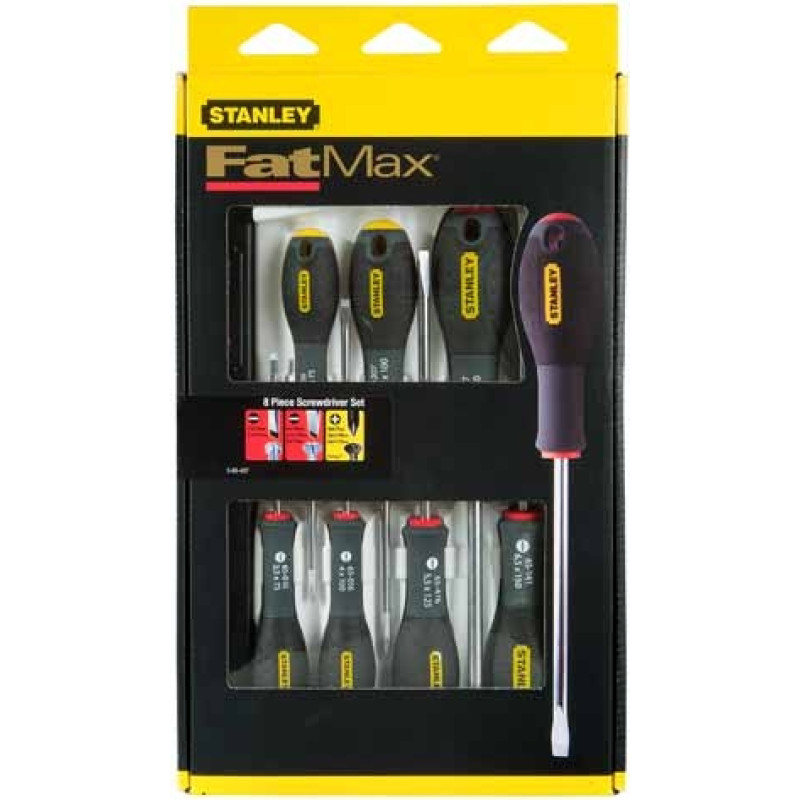 Stanley ZESTAW WKRĘTAKÓW 8 elem. FATMAX PŁ+PH