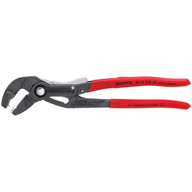 Knipex SZCZYPCE NASTAWNE 250mm DO OPASEK Z TASMY SPRĘŻYNOWEJ