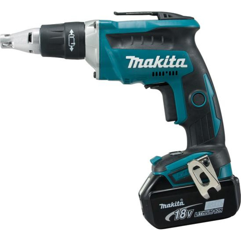 Makita WKRĘTARKA DO PŁYT KARTONOWO - GIPSOWYCH 18V 2 x 3,0Ah LI-ION DFS452RFE