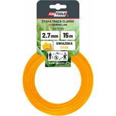 Awtools AW TRIMMER LINE CLASSIC  2,4x15m/ STAR