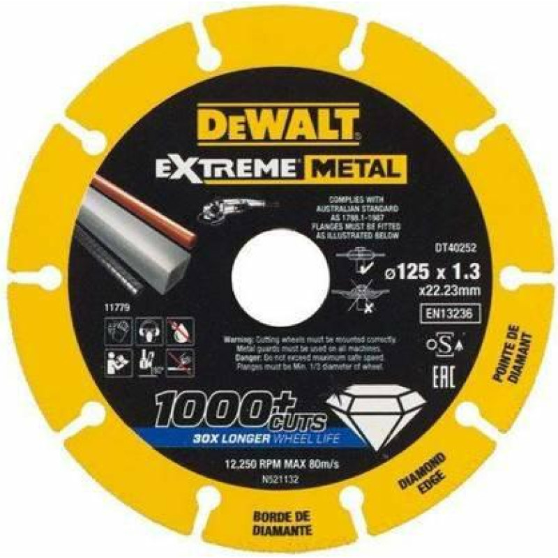 Dewalt TARCZA METAL 125 DIAMENTOWA