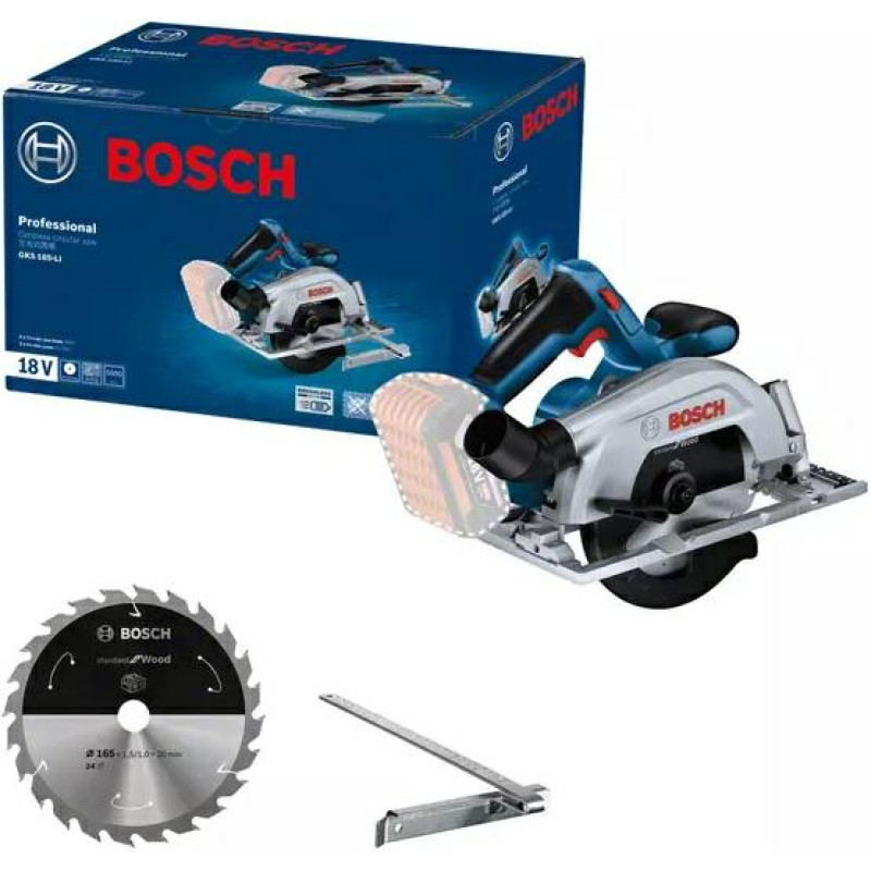 Bosch 18V 165MM GKS 185-LI BODY ONLY CIRCULAR SAW