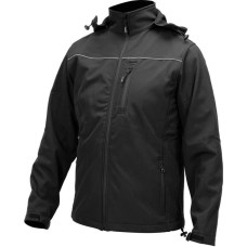 Yato KURTKA SOFTSHELL Z KAPTUREM CZARNA ROZM. S