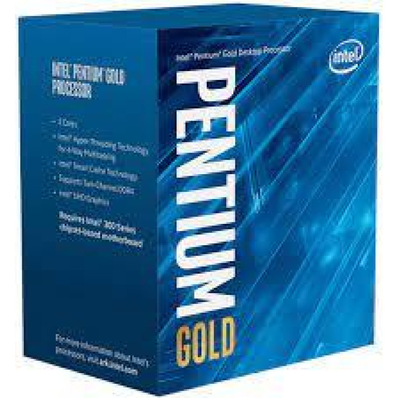 Intel CPU|INTEL|Pentium|G6405|Comet Lake|4100 MHz|Cores 2|4MB|Socket LGA1200|58 Watts|GPU UHD 610|BOX|BX80701G6405SRH3Z