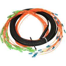 Extralink SC/APC-LC/PC | multipatchcord | SM 24F 8M, cascade, 90cm