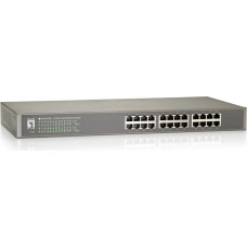 Level One LevelOne FSW-2450 tīkla pārslēgs Nepārvaldīts Fast Ethernet (10/100) Melns