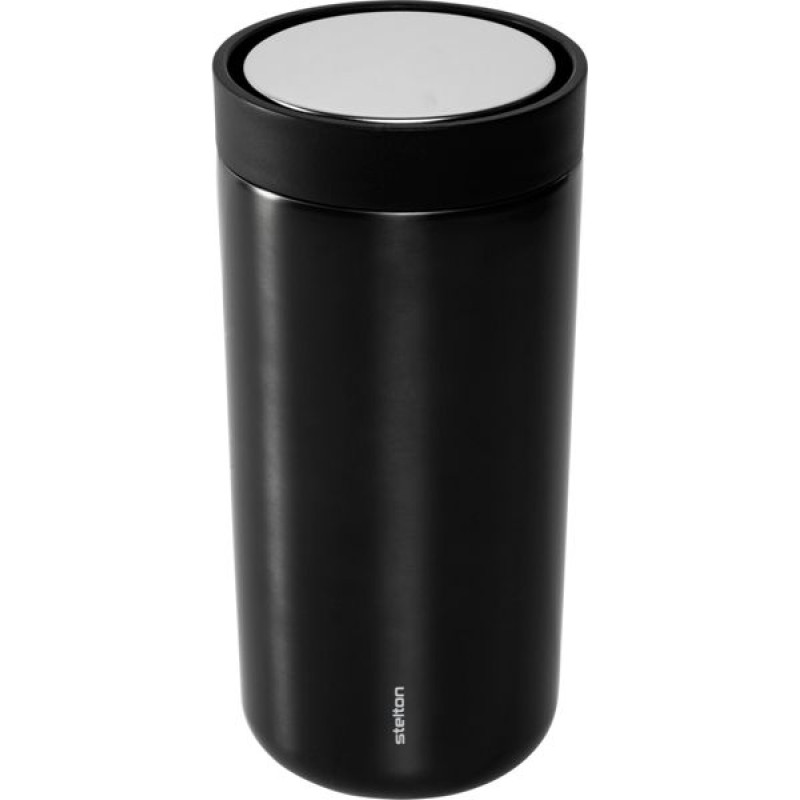 Stelton To Go Click Thermal Mug 0,4 l             black metallic