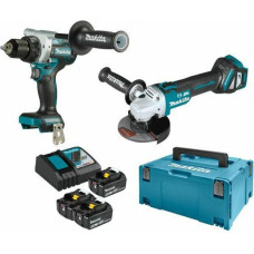 Makita ZESTAW COMBO 18V DLX2431TJ (DDF486+DGA513) 3x5,0Ah MAKPAC