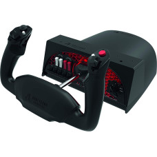 Honeycomb Aeronautical Alpha Flight Controls, Yoke (Black / Red)