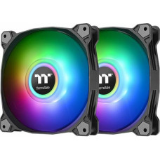 Thermaltake Pure Duo 14 ARGB Sync Radiator Fan, case fan (black / transparent, set of 2, 1x controller)