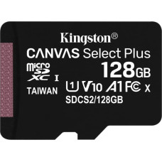 Kingston MEMORY MICRO SDXC 128GB UHS-I/SDCS2/128GBSP KINGSTON