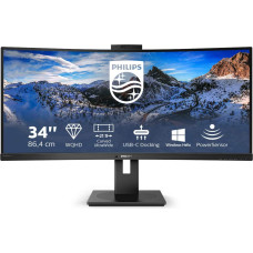 Philips 346P1CRH/00 - 34 - LED - WQHD, USB-C, HDMI, HDR, 100Hz panel, black