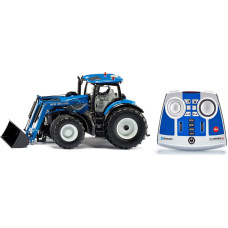 Siku CONTROL New Holland T7.315 with front loader and Bluetooth remote control module, RC (blue/black, 1:32)