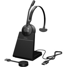 Jabra Engage 55 UC, headset (black, USB-A, mono, base station)