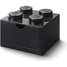 Room Copenhagen LEGO Desk Drawer 4 , storage box (black, knobs)