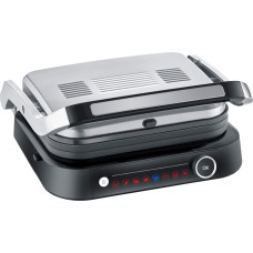 Severin contact grill SEVINI Pro, KG 2395 (silver/black, 1,800 watts)